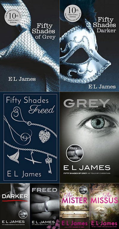 Fifty Shades of Grey by E.L. James ~ 8 MP3 AUDIOBOOK COLLECTION