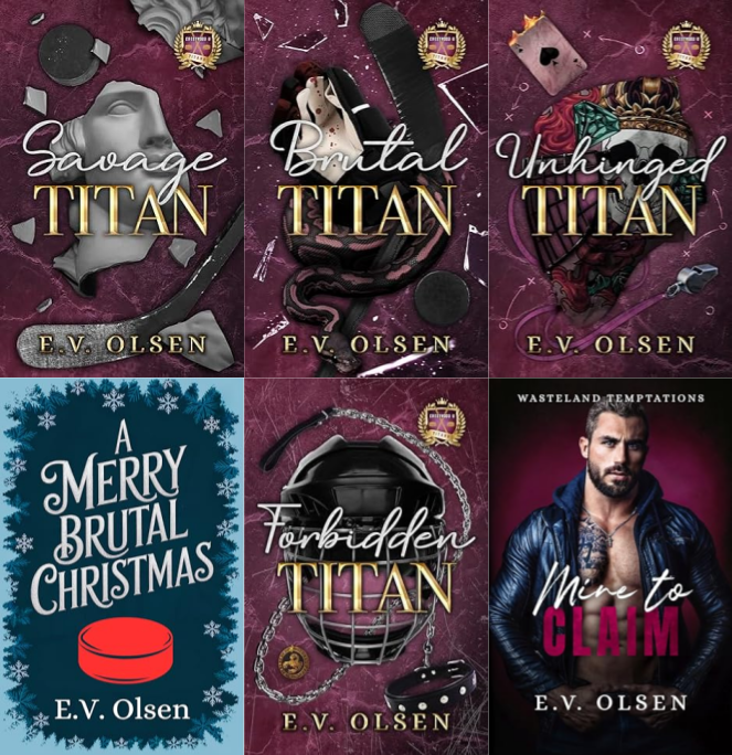 North Shore Titans Hockey Series & more by E V Olsen ~ 6 MP3 AUDIOBOOK COLLECTION