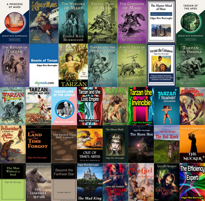 Barsoom Series & more by Edgar Rice Burroughs ~ 45 MP3 AUDIOBOOK COLLECTION
