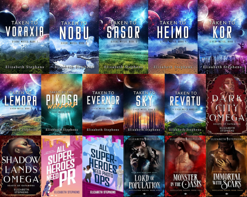 Xiveri Mates Series & more by Elizabeth Stephens ~ 18 MP3 AUDIOBOOK COLLECTION