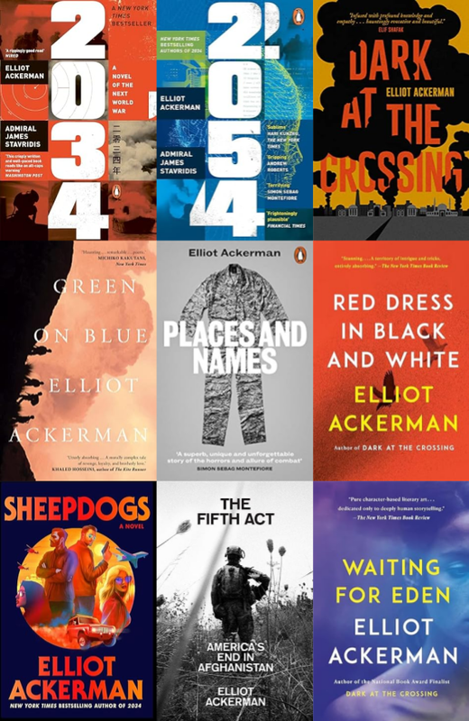 Elliot Ackerman ~ 9 MP3 AUDIOBOOK COLLECTION