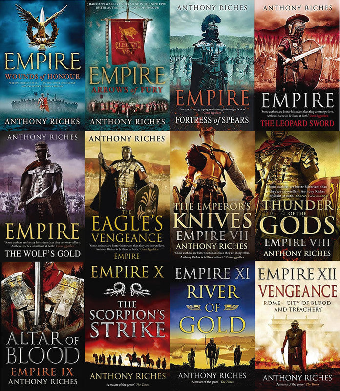 The Empire Series by Anthony Riches ~ 12 MP3 AUDIOBOOK COLLECTION