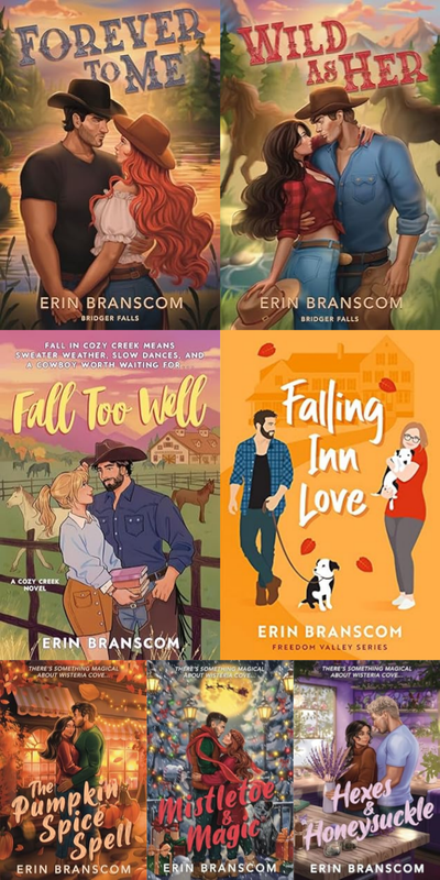 Bridger Falls Series & more by Erin Branscom ~ 7 MP3 AUDIOBOOK COLLECTION