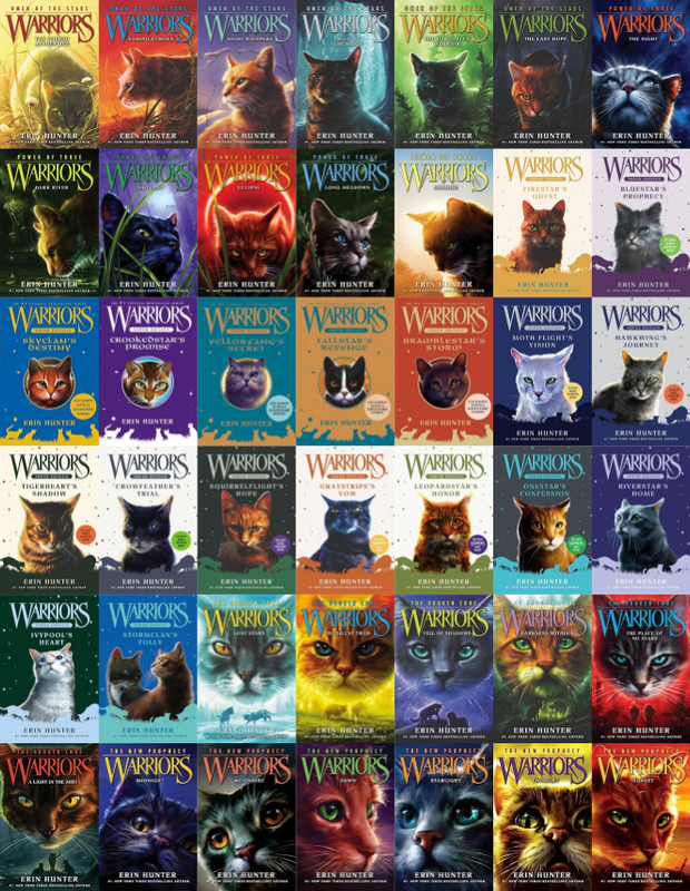 Warriors: Omen of the Stars Series & more by Erin Hunter ~ 42 MP3 AUDIOBOOK COLLECTION