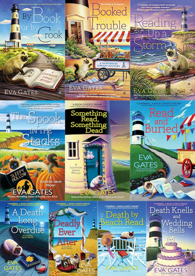 Lighthouse Library Mystery Series by Eva Gates ~ 10 MP3 AUDIOBOOK COLLECTION
