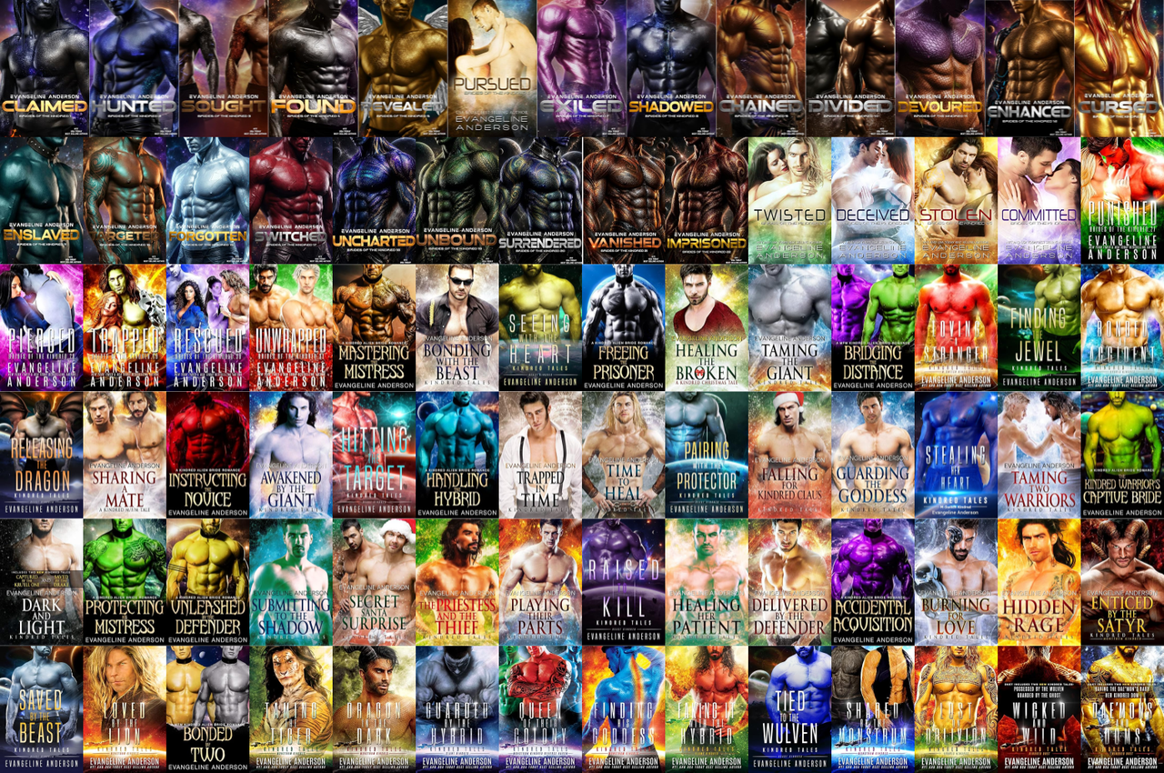 Brides of the Kindred Series & more by Evangeline Anderson ~ 83 MP3 AUDIOBOOK COLLECTION