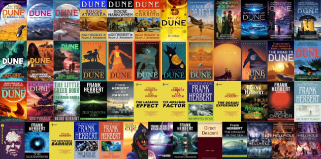 Dune Universe Series & more by Frank Herbert & Brian Herbert ~ 49 MP3 AUDIOBOOK COLLECTION