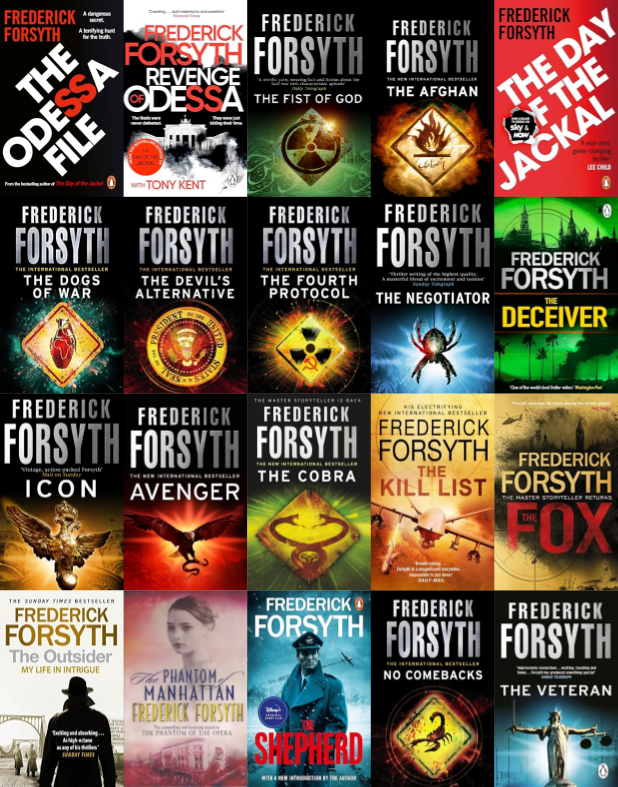 The Odessa Series & more by Frederick Forsyth ~ 20 MP3 AUDIOBOOK COLLECTION
