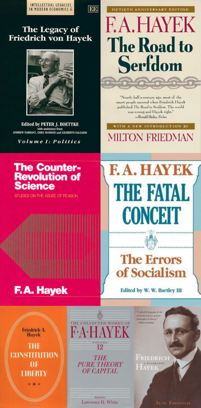 Friedrich A Hayek ~ 7 MP3 AUDIOBOOK COLLECTION