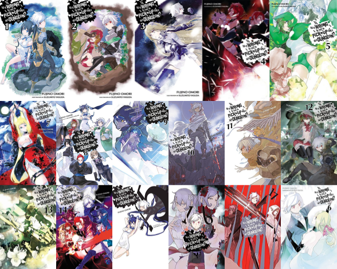 Is It Wrong to Try to Pick Up Girls in a Dungeon Series by Fujino Omori ~ 17 MP3 AUDIOBOOK COLLECTION