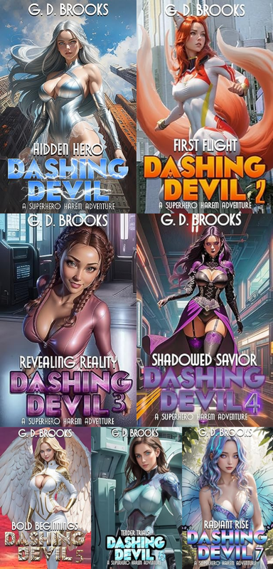 Dashing Devil Series by G.D. Brooks ~ 7 MP3 AUDIOBOOK COLLECTION