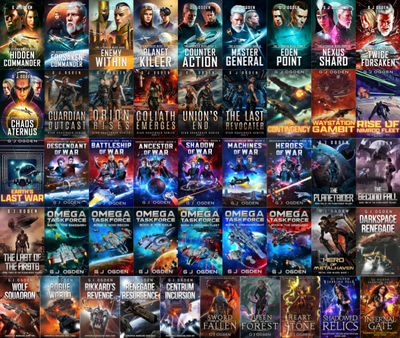 The Aternien Wars Series & more by G.J. Ogden ~ 46 MP3 AUDIOBOOK COLLECTION