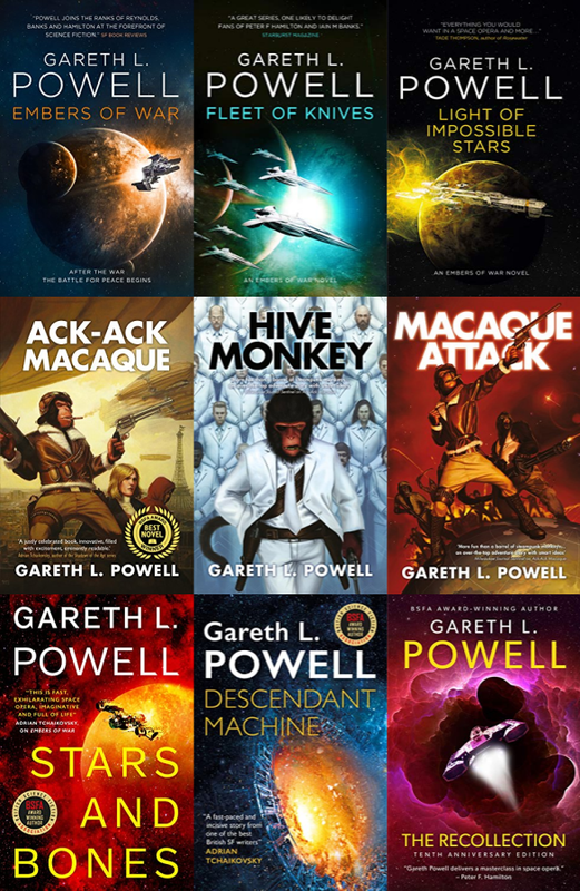 Embers of War Series & more by Gareth L. Powell ~ 9 MP3 AUDIOBOOK COLLECTION