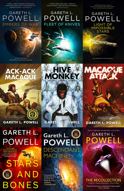 Embers of War Series & more by Gareth L. Powell ~ 9 MP3 AUDIOBOOK COLLECTION