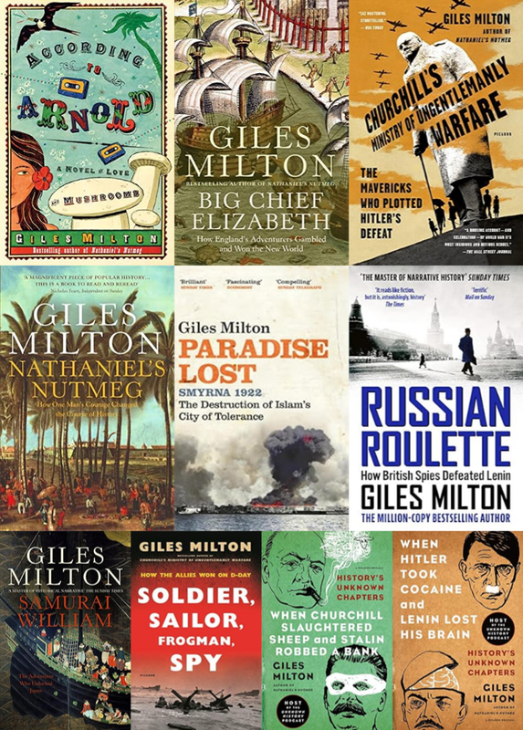 Giles Milton ~ 10 MP3 AUDIOBOOK COLLECTION