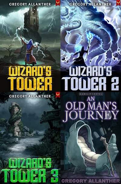 Wizard's Tower Series & more by Gregory Allanther ~ 4 MP3 AUDIOBOOK COLLECTION