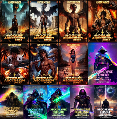 Rogue Ascension Series & more by Hunter Mythos ~ 13 MP3 AUDIOBOOK COLLECTION