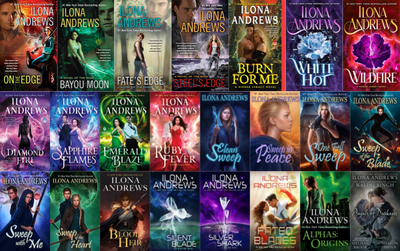 The Edge Series & more by Ilona Andrews ~ 23 MP3 AUDIOBOOK COLLECTION