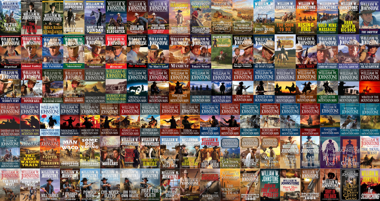 Stoneface Finnegan Series & more by J A Johnstone ~ 111 MP3 AUDIOBOOK COLLECTION
