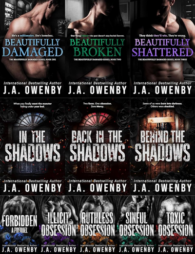 Beautifully Damaged Series & more by J A Owenby ~ 11 MP3 AUDIOBOOK COLLECTION