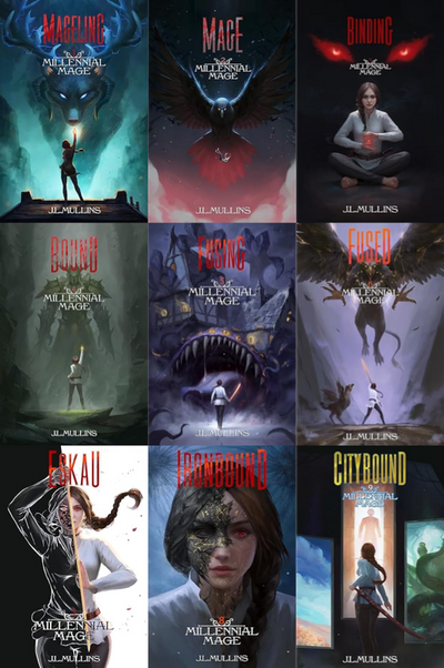 Millennial Mage Series & more by J.L. Mullins ~ 9 MP3 AUDIOBOOK COLLECTION