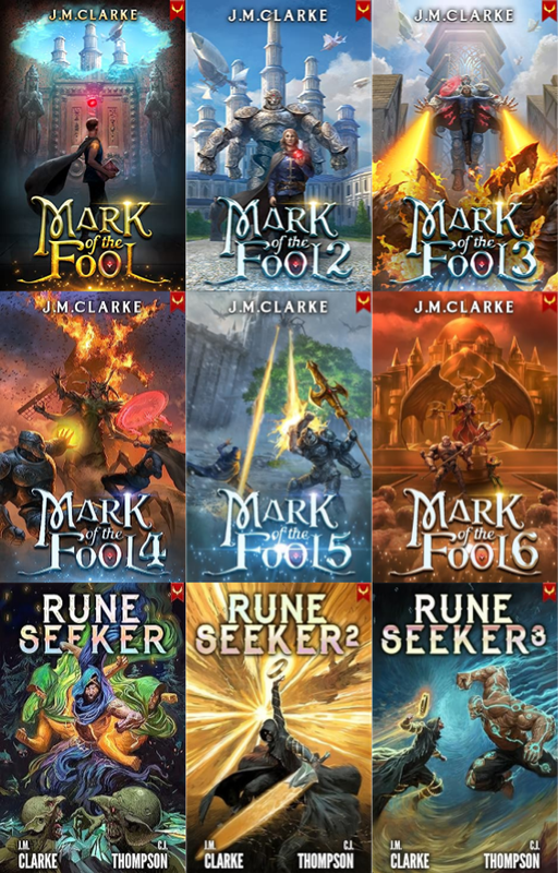 Mark of the Fool Series & more by J M Clarke ~ 9 MP3 AUDIOBOOK COLLECTION