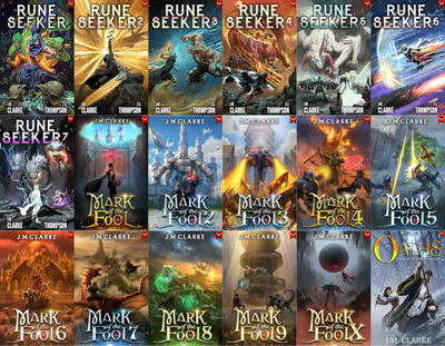 Rune Seeker Series & more by J.M. Clarke ~ 18 MP3 AUDIOBOOK COLLECTION