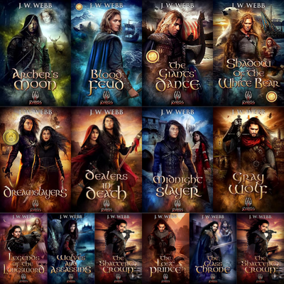 Dawn of Legends Series & more by J W Webb ~ 14 MP3 AUDIOBOOK COLLECTION