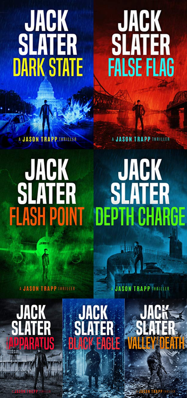 Jason Trapp Thriller Series & more by Jack Slater ~ 7 MP3 AUDIOBOOK COLLECTION