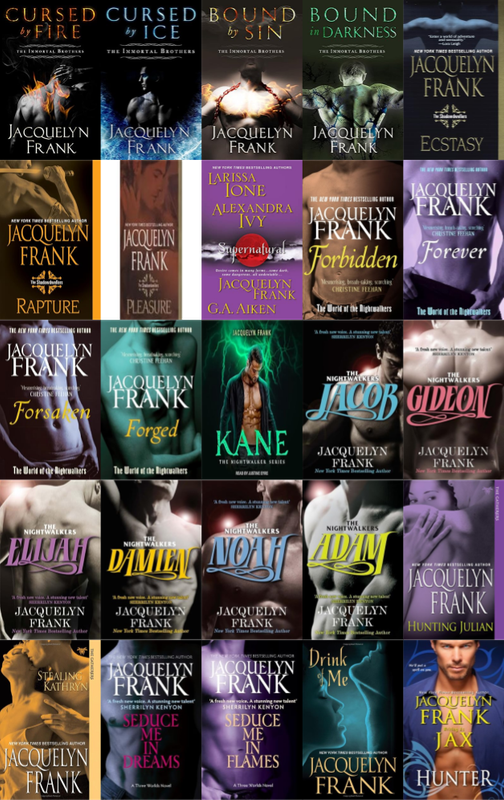 Immortal Brothers Series & more by Jacquelyn Frank ~ 25 MP3 AUDIOBOOK COLLECTION