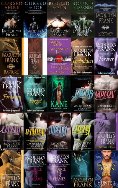 Immortal Brothers Series & more by Jacquelyn Frank ~ 25 MP3 AUDIOBOOK COLLECTION