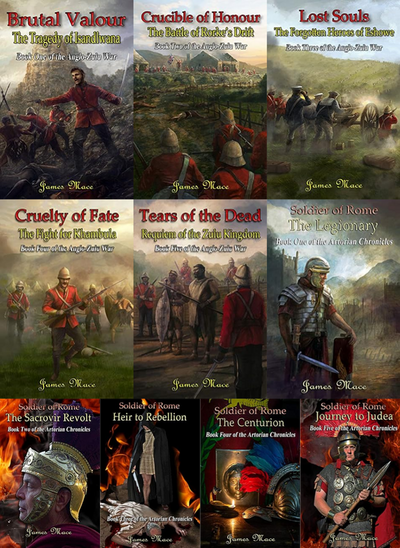 Anglo-Zulu War Series & more by James Mace ~ 10 MP3 AUDIOBOOK COLLECTION