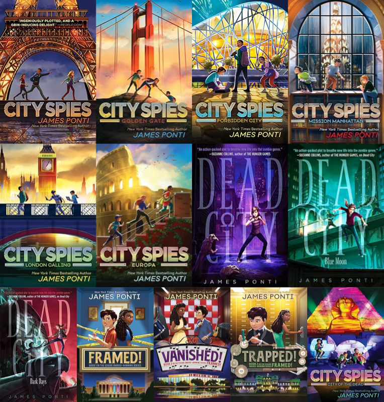 City Spies Series & more by James Ponti ~ 13 MP3 AUDIOBOOK COLLECTION