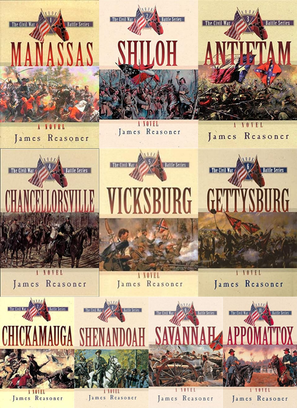 Civil War Battle Series by James Reasoner ~ 10 MP3 AUDIOBOOK COLLECTION