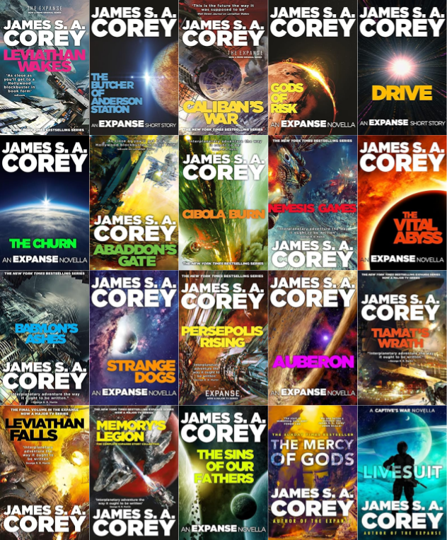 The Expanse Series & more by James S.A. Corey ~ 20 MP3 AUDIOBOOK COLLECTION