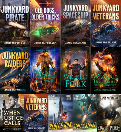 Junkyard Pirate Series & more by Jamie McFarlane ~ 18 MP3 AUDIOBOOK COLLECTION
