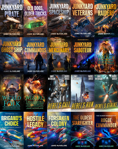 Junkyard Pirate Series & more by Jamie McFarlane ~ 22 MP3 AUDIOBOOK COLLECTION
