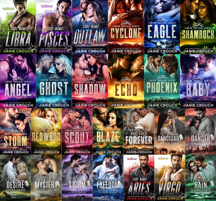 Linear Tactical Series & more by Janie Crouch ~ 26 MP3 AUDIOBOOK COLLECTION