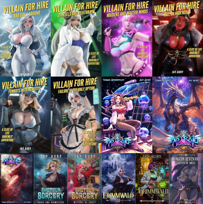 Villain for Hire Series & more by Jay Aury ~ 14 MP3 AUDIOBOOK COLLECTION