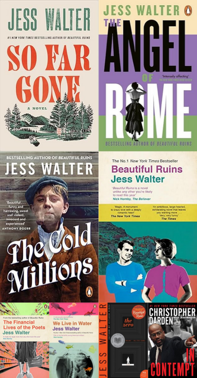 Jess Walter ~ 8 MP3 AUDIOBOOK COLLECTION