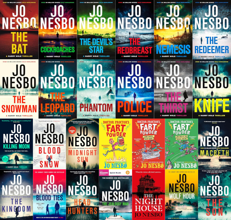 Harry Hole Series & more by Jo Nesbø ~ 28 MP3 AUDIOBOOK COLLECTION