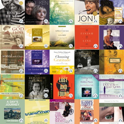 Joni Eareckson Tada ~ 25 MP3 AUDIOBOOK COLLECTION