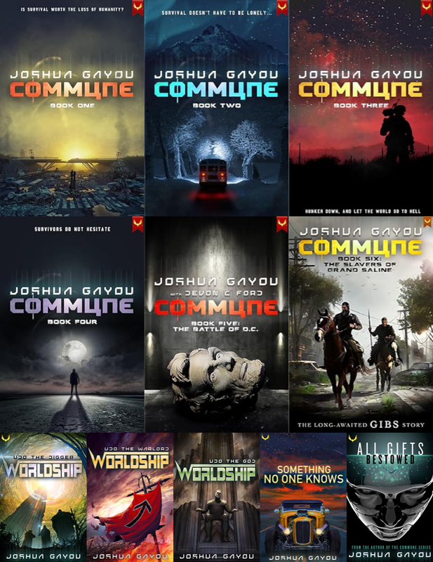 Commune Series & more by Joshua Gayou ~ 11 MP3 AUDIOBOOK COLLECTION
