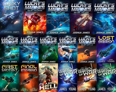 Lucky's Marines Series & more by Joshua James ~ 17 MP3 AUDIOBOOK COLLECTION