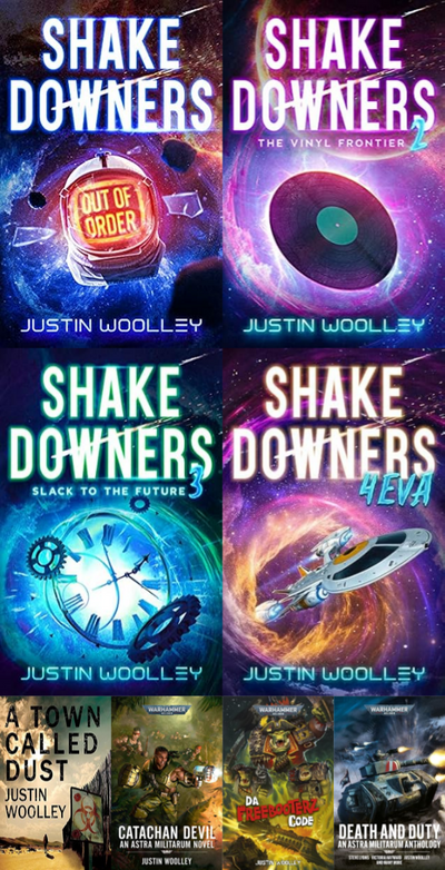 Shakedowners Series & more by Justin Woolley ~ 8 MP3 AUDIOBOOK COLLECTION