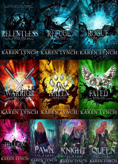Relentless Series & more by Karen Lynch ~ 10 MP3 AUDIOBOOK COLLECTION