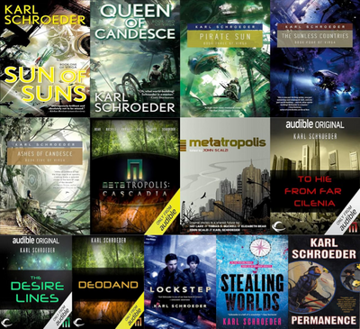 Virga Series & more by Karl Schroeder ~ 16 MP3 AUDIOBOOK COLLECTION
