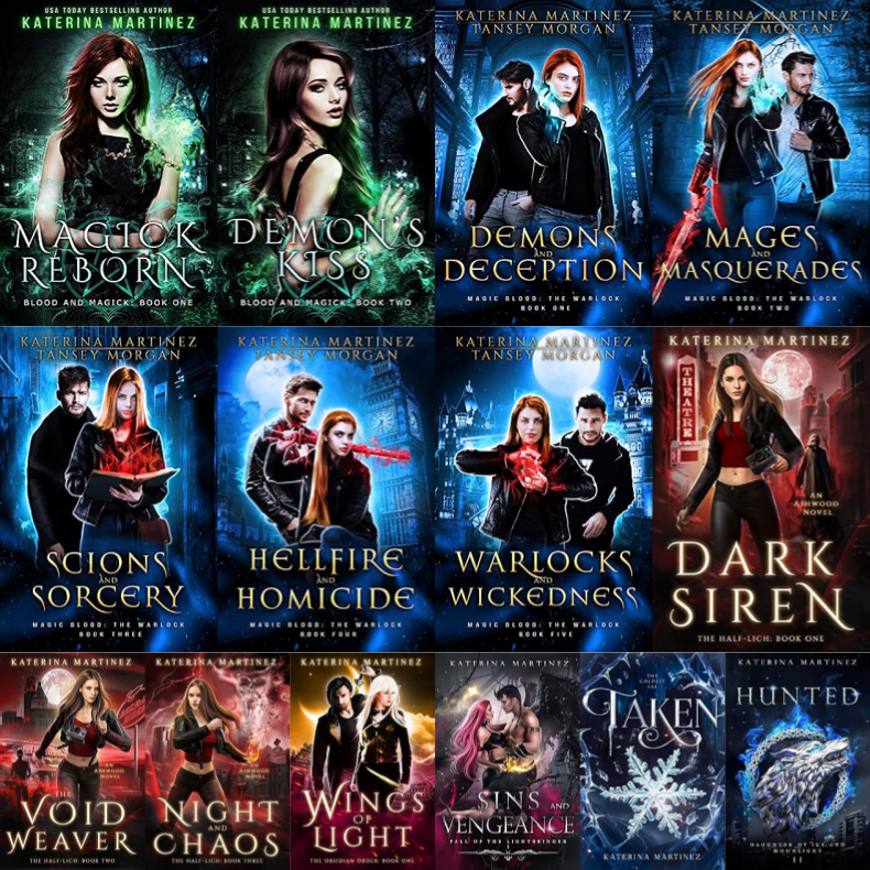 Blood And Magick Series & more by Katerina Martinez ~ 14 MP3 AUDIOBOOK COLLECTION