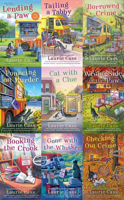 A Bookmobile Cat Mystery Series by Laurie Cass ~ 9 MP3 AUDIOBOOK COLLECTION