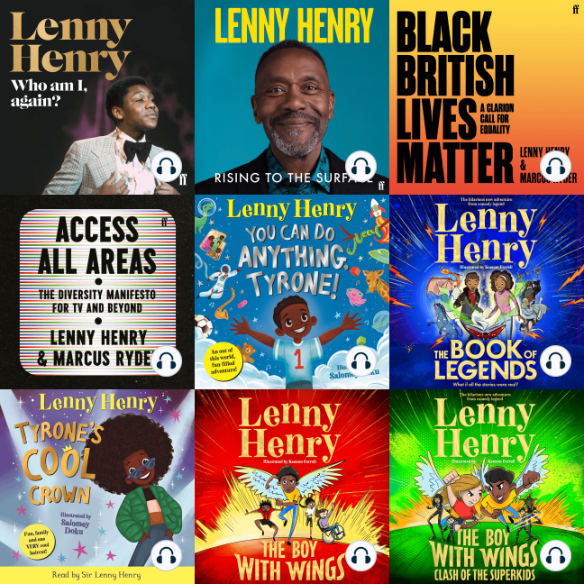 The Boy With Wings series & more by Lenny Henry ~ 9 MP3 AUDIOBOOK COLLECTION